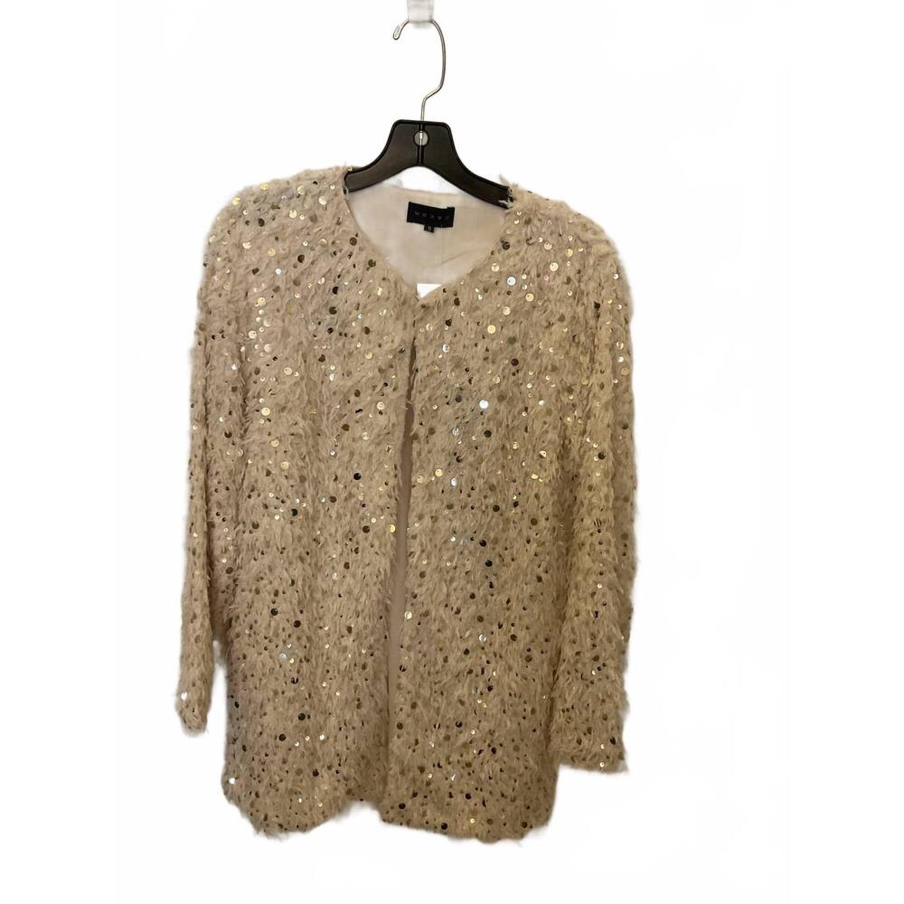 NEW WEAVZ women's round neck jacket in winter white